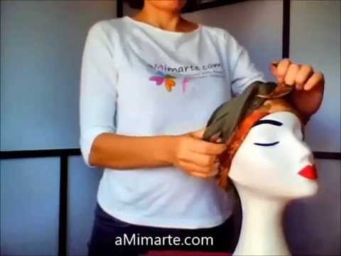Pañuelo turbante oncologico